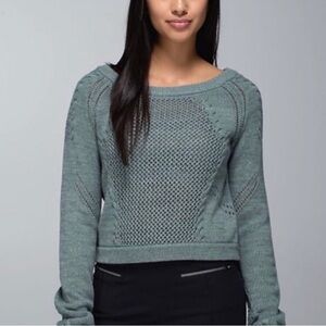 Lululemon Be Present Crop Sweater